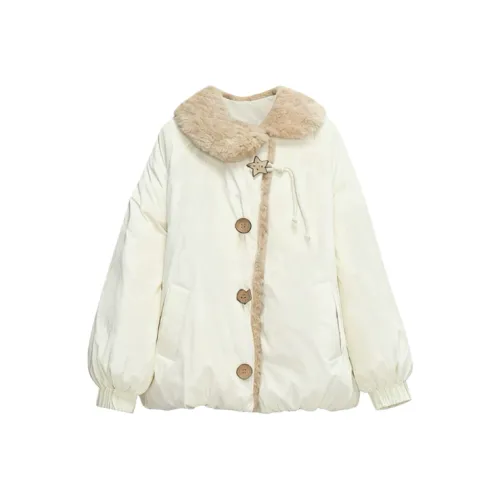 KYKW Бежевый Женские пуховики