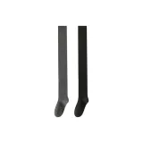 [2 пачки, удлиненная длина выше колена · Охватывает бедро] Темно-серый + Черный