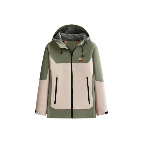 FCB ARCELONA Водонепроницаемый Ветрозащитный Дышащий Устойчивый к истиранию Термический Устойчивый к холоду Ветровка