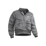 Серый [Весенний Осенний Высококачественный Пилотная Куртка]