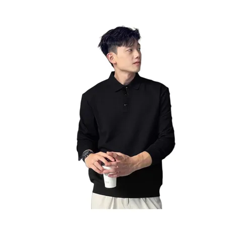 XUBAIHUO Черное Унисекс Поло