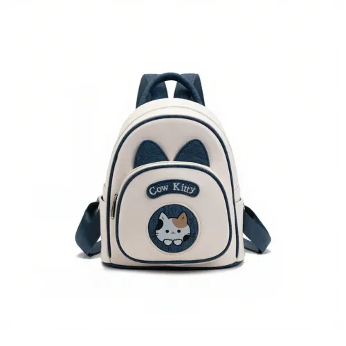 Land Gulls ПУ (полиуретан) Рюкзак Стандартный Женский Синий Розовый