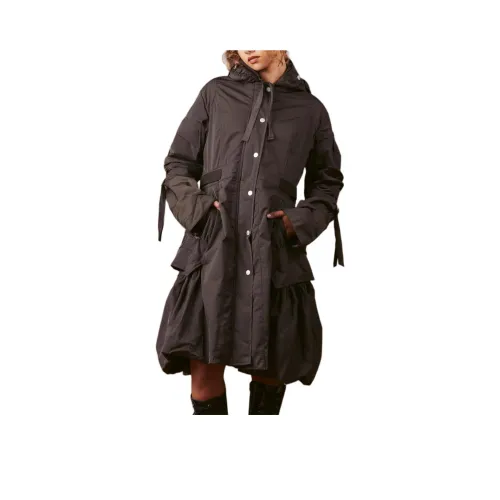 Nuif Темно-коричневый Женский Тренч