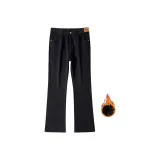 Черный [Утолщенный с флисовой подкладкой, без кожаной метки]