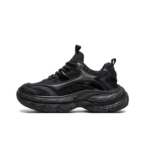 YALUYOUXUAN Низкий топ толстая подошва кроссовки мужские