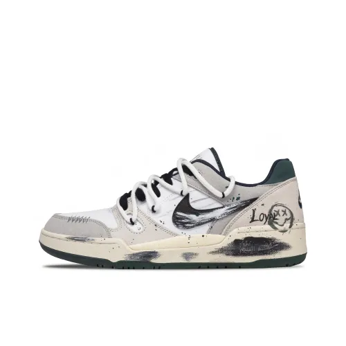 Nike Full Force Echo Manufacturing Уличный Scribbles Универсальный Аbrasion Resistant Low Топ