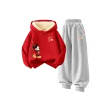 [Thickened и с флисовой подкладкой] Дубай Год Звезда K Красный + Дубай Звездный свет K Серый