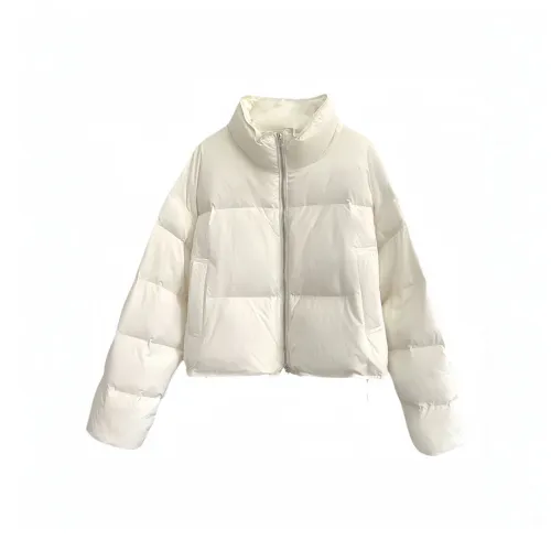 GEZITAI Экрю Женские Пуховики