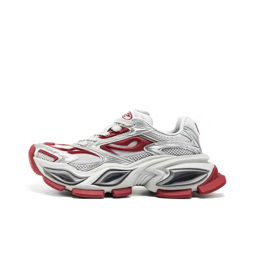 OGR Heterochromia GAZE Low Топ Толстая подошва Кроссовки Унисекс Малиновый