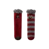 Красный с красно-серыми толстыми полосами