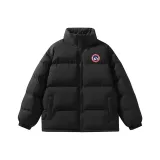 Экстрим Найт Черный Хлопковый пуховик (Утолщенный термический)