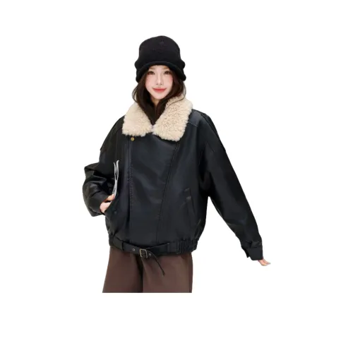 ZEKIKO STUDIO Кожаная Куртка Женская