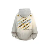 Хаки хлопковый пуховик