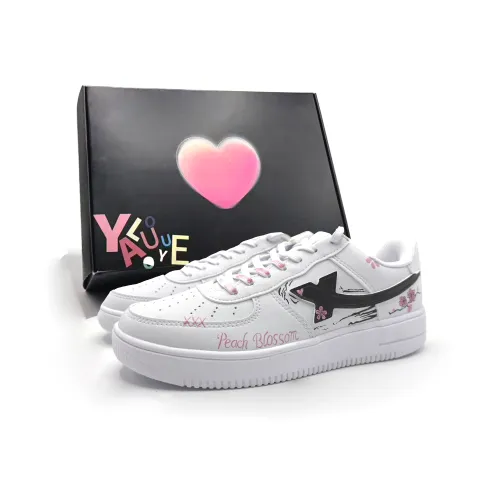 XTEP Air Force One Амортизация Износостойкие Низкие Кроссовки для Скейтбординга Женские