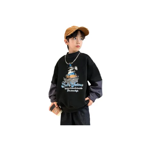 M JBABY Черный Школьный возраст Свитшоты