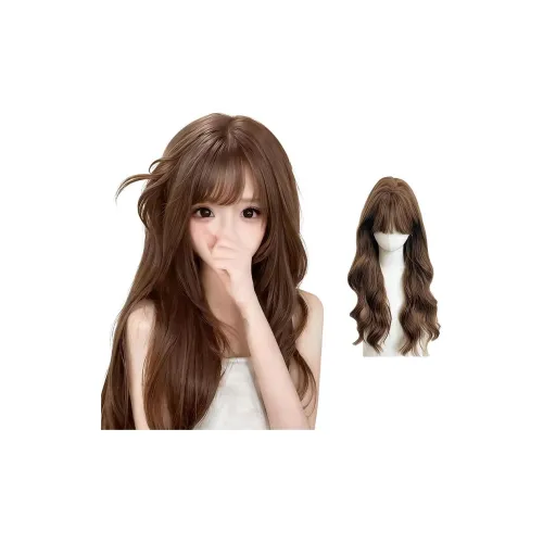 YOUXI Элегантность Анти-Аджинг Большая Волна Парики 60 см Высокотемпературная Пряжа Длинные Волнистые