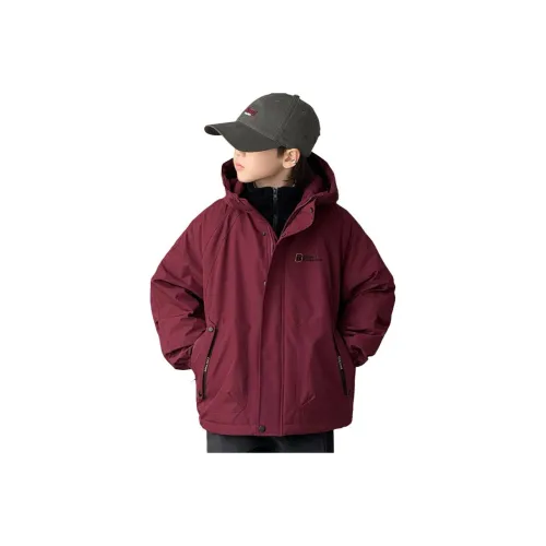 The panda is round Красный Kids Tops