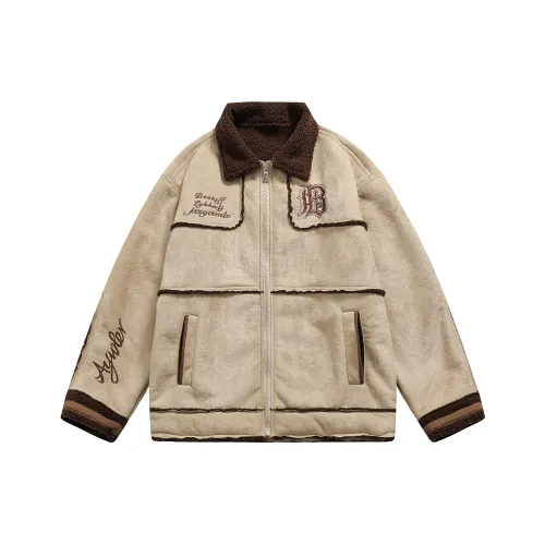 DOH STORE Хаки Унисекс Бархатные куртки