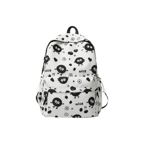 CREAM BEAR Нейлоновый рюкзак стандартный унисекс фиолетовый розовый светло-желтый черный