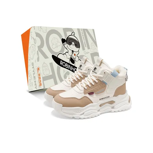 ROBINHOOD Теплоизоляционное покрытие устойчивое к истиранию противоскользящее высокие топы кроссовки с толстой подошвой