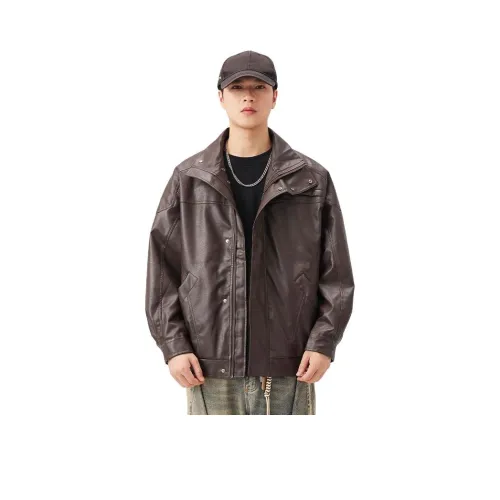 MR.MUDI Унисекс Кожаные куртки