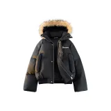 3065 Черный [Улучшенный, съемный, с капюшоном]