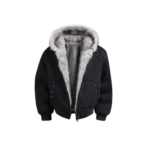 FAIRWHALE Темно-серый унисекс пуховики