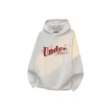 Худи и свитшоты из флисовой ткани с подкладкой, цвета фотиния серый