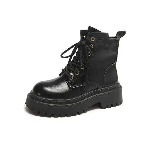 QINBU Винтажная мода С флисовой подкладкой Женские ботинки