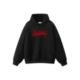 Чёрный Красный (Премиум полиэстер-хлопок с флисовой подкладкой)