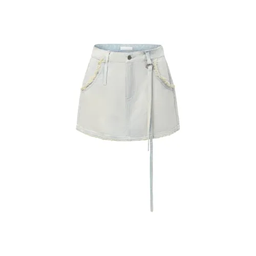 SENSEAWEEK Джинсовые короткие юбки для женщин