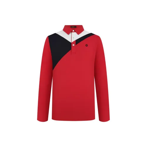 HELIX Red Men's Polo