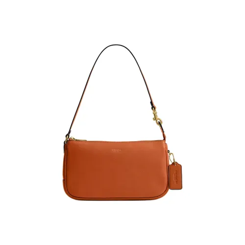 COACH Plaza Кожа Сумка через плечо Маленькая Женская Цвет Ирис