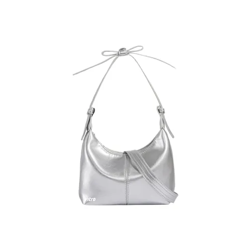 VITRO ПУ (полиуретан) Сумка через плечо Стандартная Женская Серебристый Экрю Черный Светло-желтый