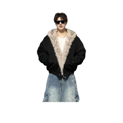 W.O.L Черный мужской пуховик