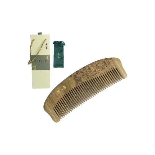 Zhang Xiao Quan Зеленый сандал Деревянный гребень Массаж