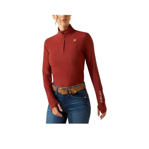 ARIAT Кирпично-красные Женские T-рубашки