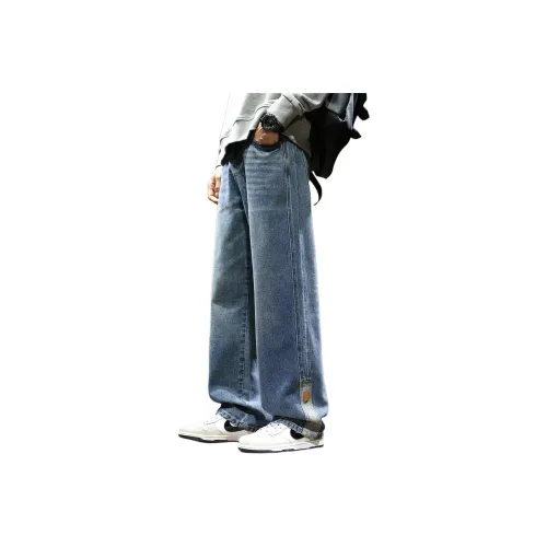 Tonlion Medium Blue Unisex Jeans Тонлион Средне-синие Унисекс Джинсы