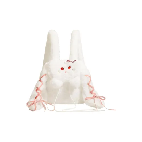 Juju Jimmy Плюшевый Рюкзак Стандартный Женский Белый