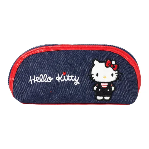 Sanrio Hello Kitty Полиэстер Путешественный Сумка для хранения Женская Синяя