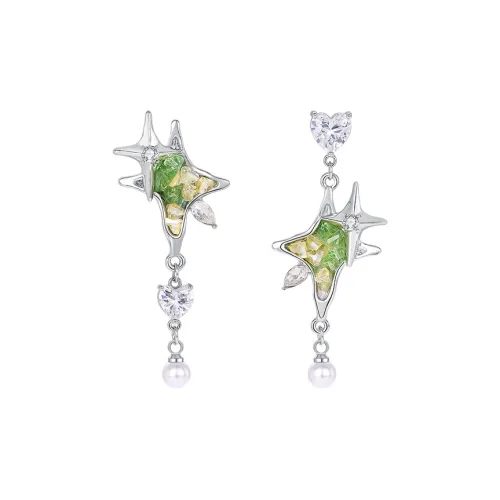 Серьги-гвоздики Lady Go из серебра 925 пробы женские