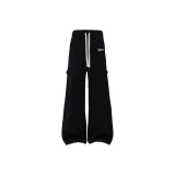 Черный с съемным тяжелым полотенцем и вышивкой