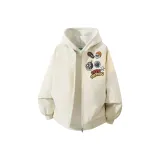 Ecru (1099 Thermal Cotton Down Jacket, Free White Photinia Gray Sweatshirt)  
Экрю (1099 Тёплый хлопковый пуховик, Бесплатно белый Фотиния серый свитшот)