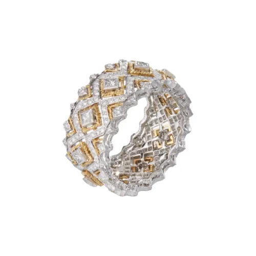 BUCCELLATI 18К Белое золото Кольца Унисекс Золото Серебро