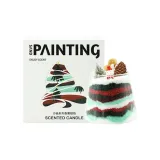 Песочная свеча для рисования, полный комплект (морская соль и шалфей)