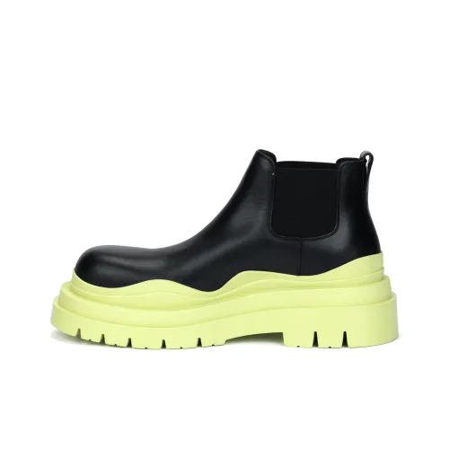 Bottega Veneta Tire Ankle Длина Челси 5,5 см Мужской Черный Синий Авокадо-Зеленый