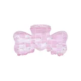 Пухлый заколка-краб (розовый)