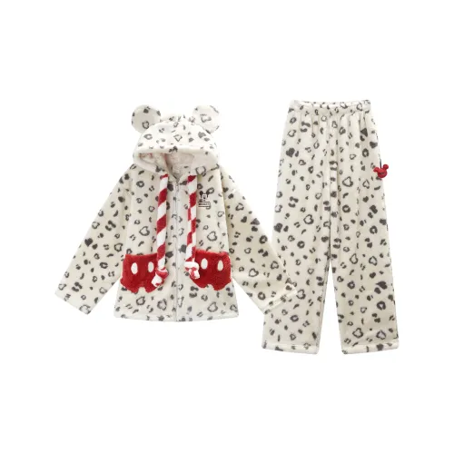 GUKOO x Disney Mickey Пижамный комплект Женский Медовый чай Коричневый