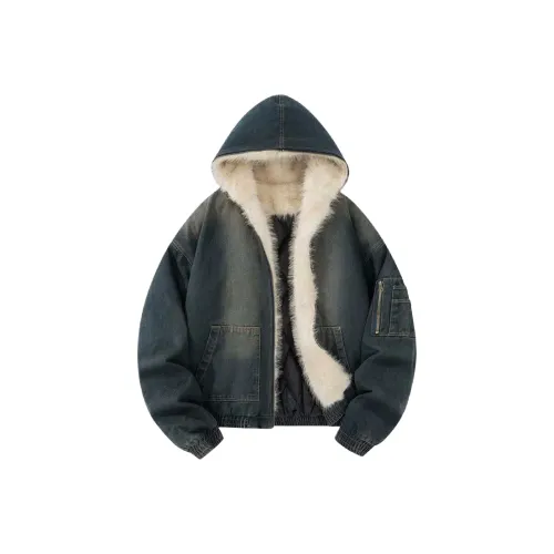 NEO IS ONE Темно-синий Унисекс Куртки