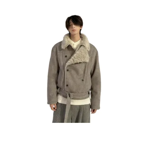 GUHUO Серый Унисекс Пуховики